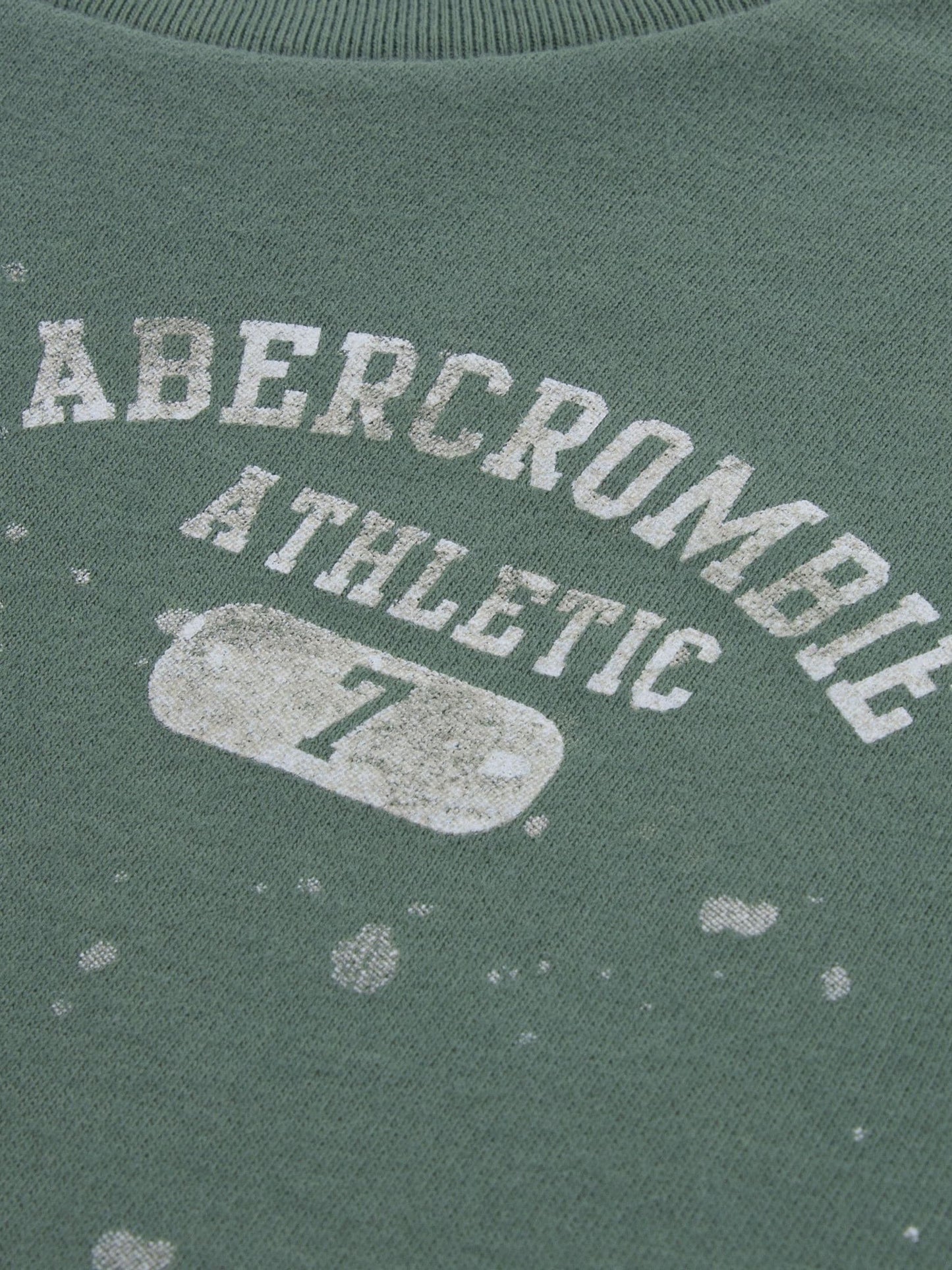 Dsiney Kidz - Abercrombie & Fitch Green Athletic Core Lockup T-Shirt image 3