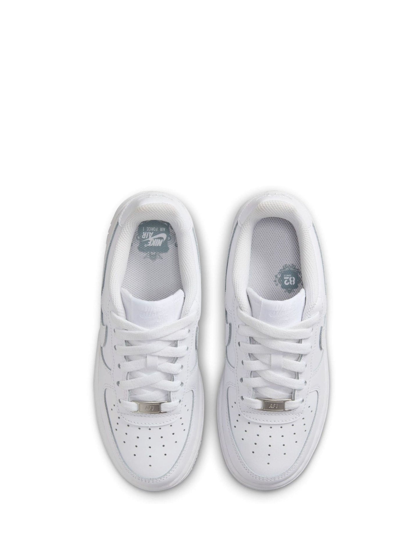 Nike White Youth Air Force 1 Trainers image 9