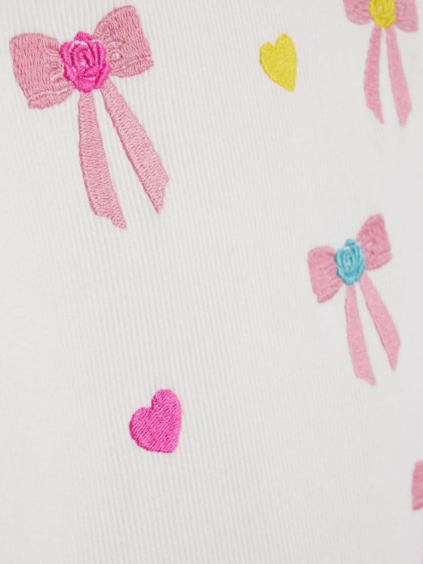 Dsiney Kidz - River Island Pink Bow Baby T-Shirt & Kickflare Legging Set image 4