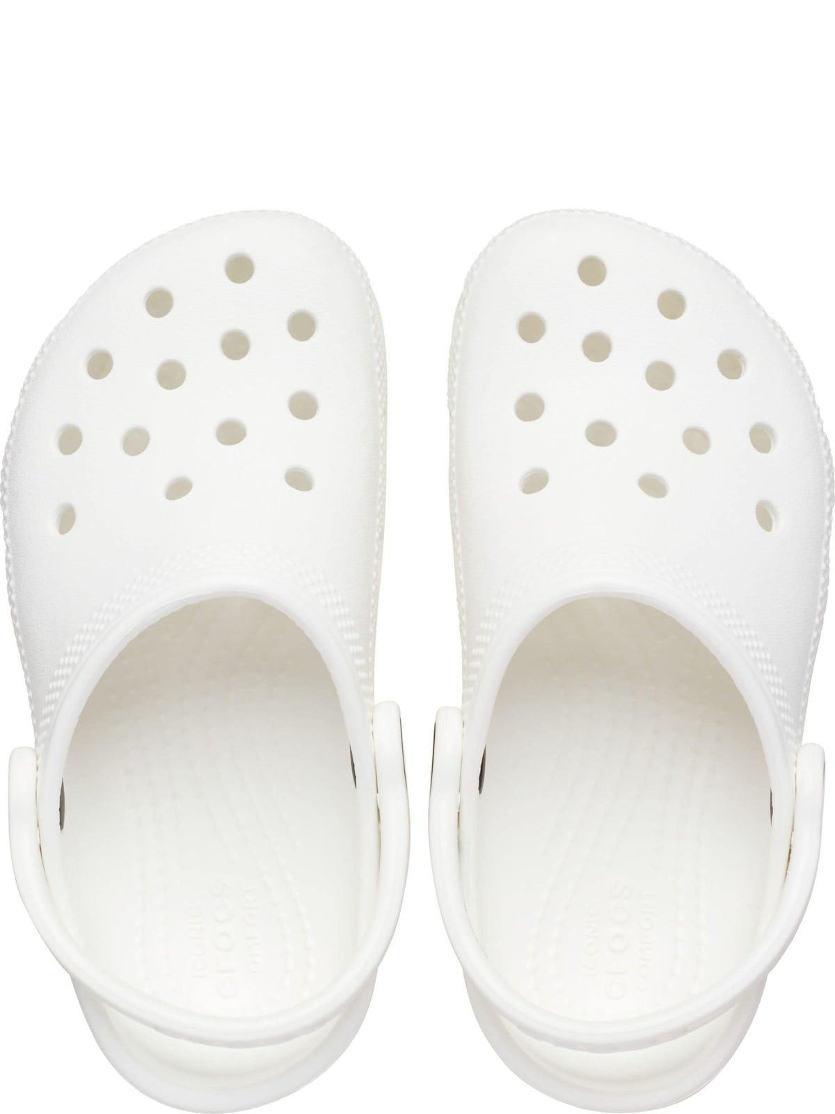 Crocs White Classic Toddler Clogs image 7