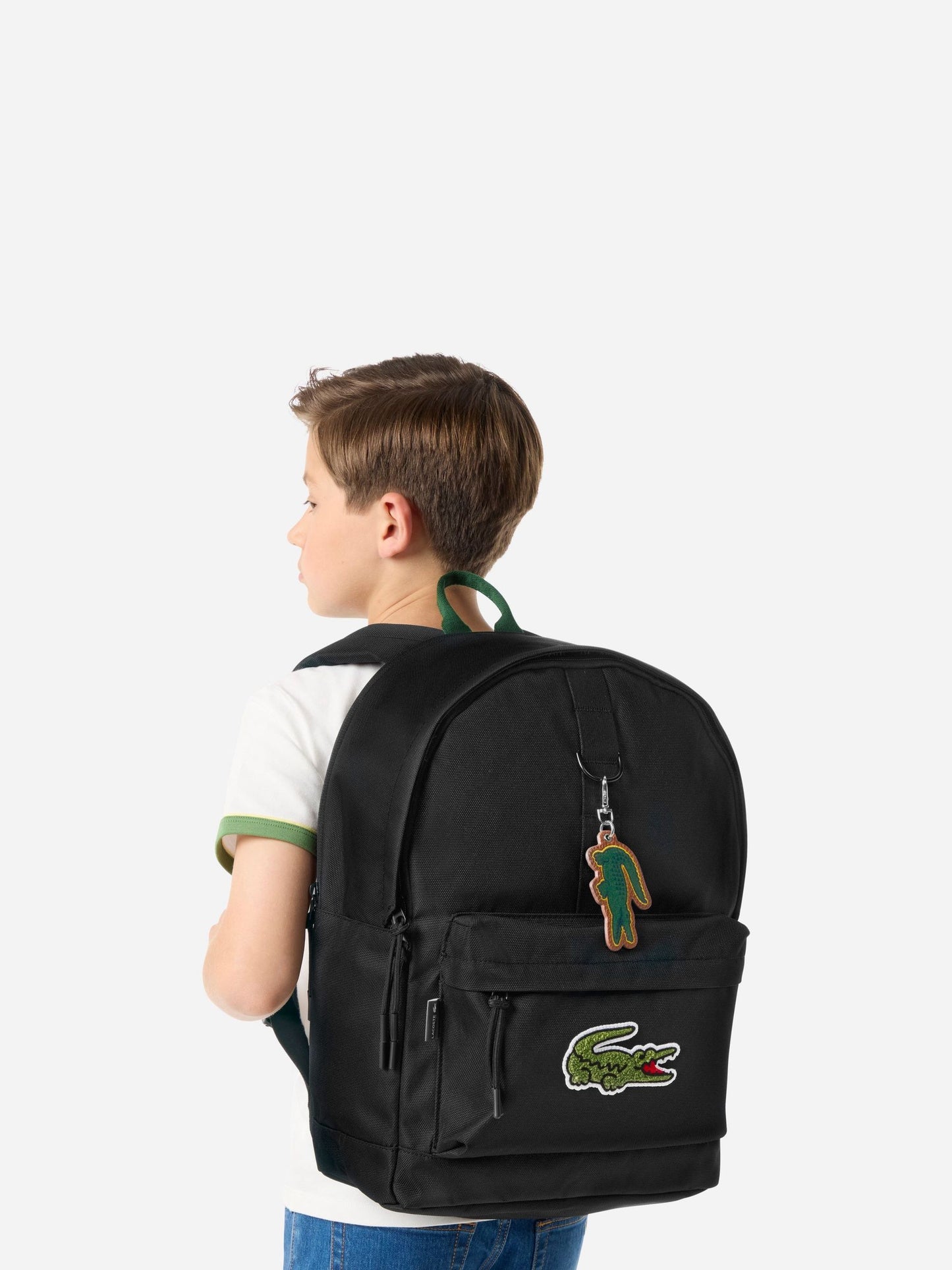 Lacoste Black Core Solid Backpack image 1