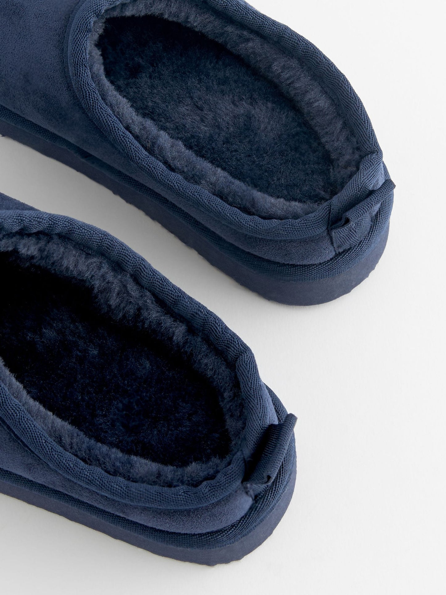 Navy Blue Cosy Mule Slippers image 5