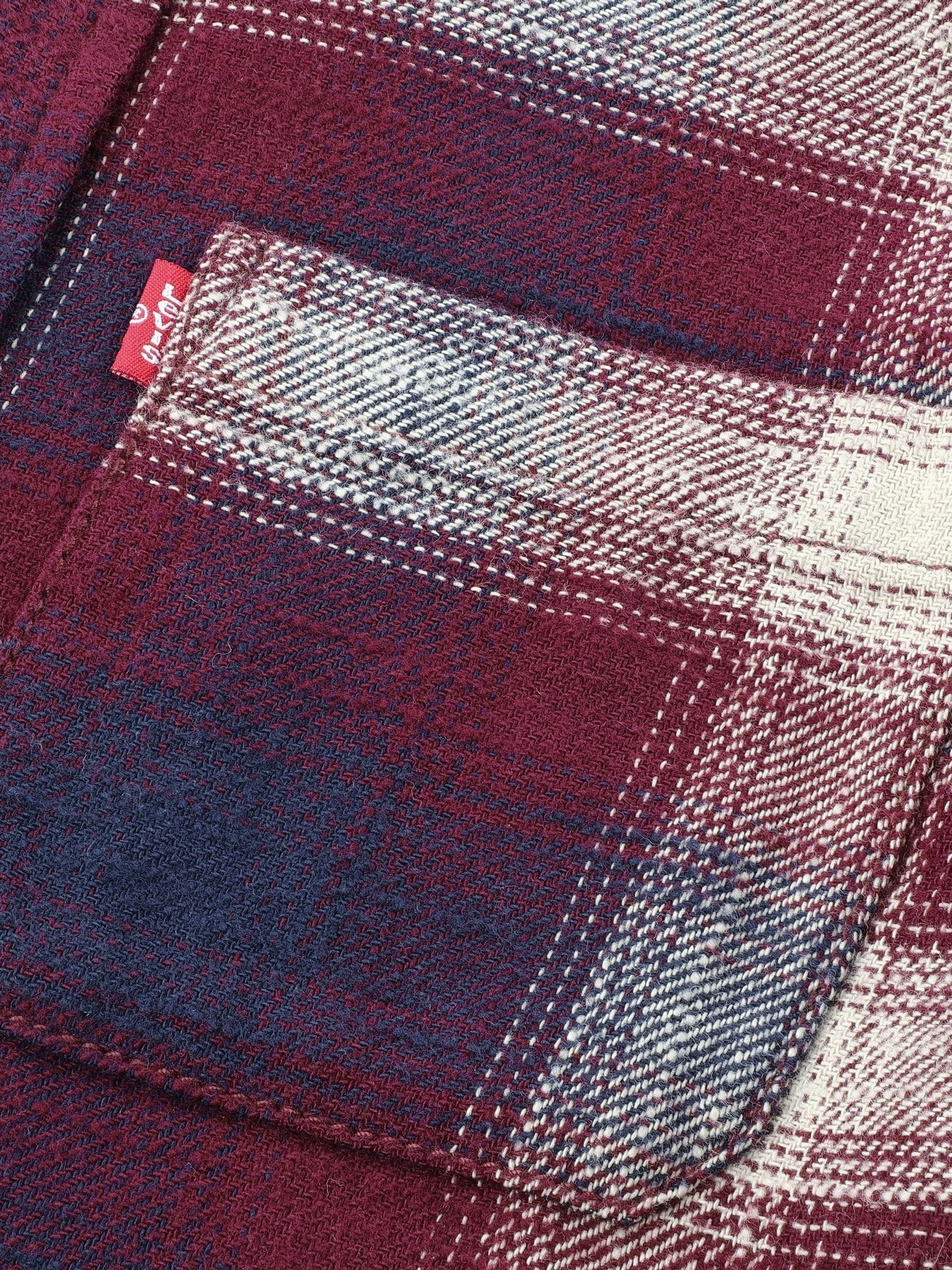 Dsiney Kidz - Levi's® Red Shadow Plaid Flannel Shirt image 7