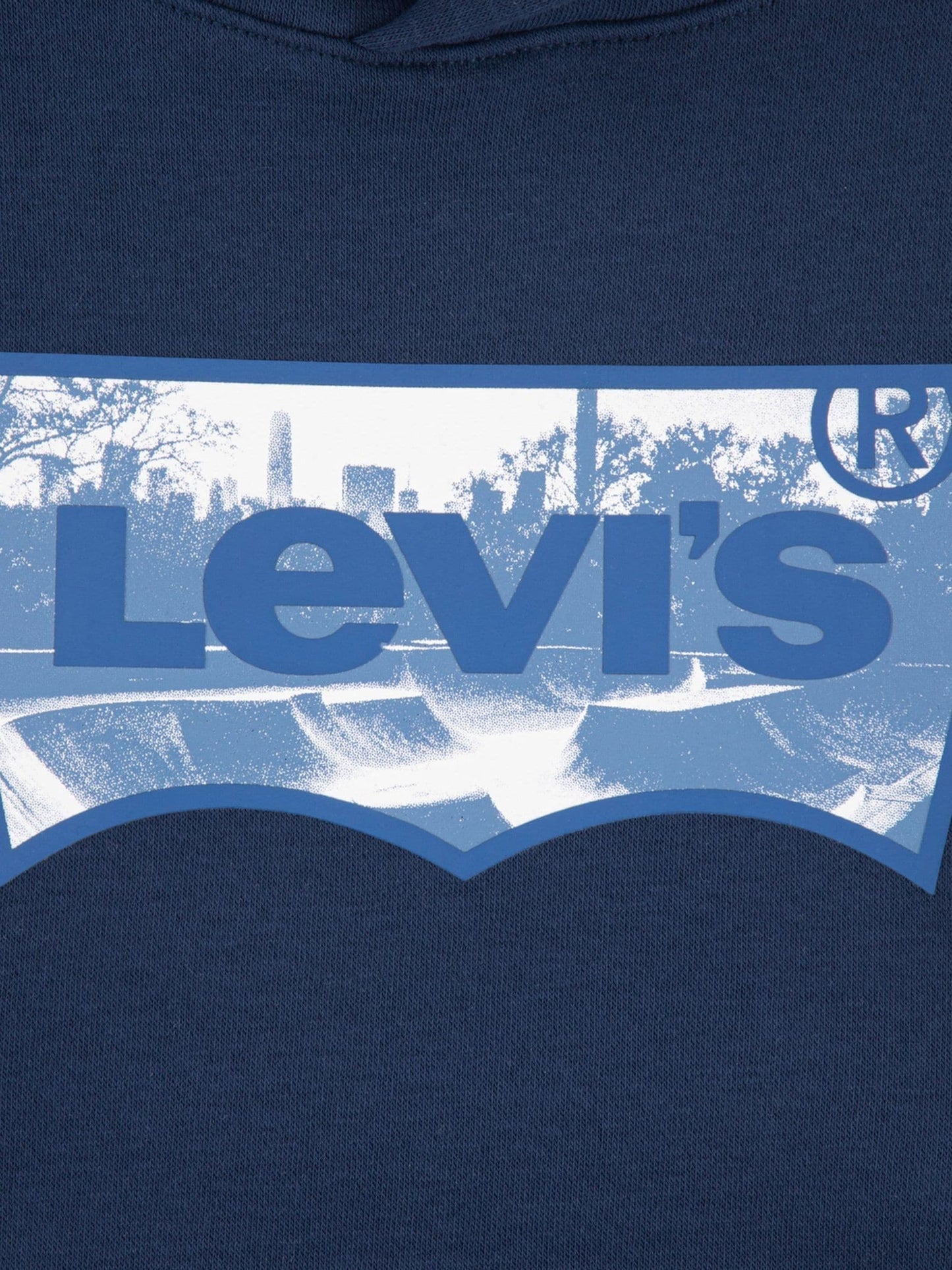 Dsiney Kidz - Levi's® Blue Skatepark Batwing Pullover Hoodie image 3