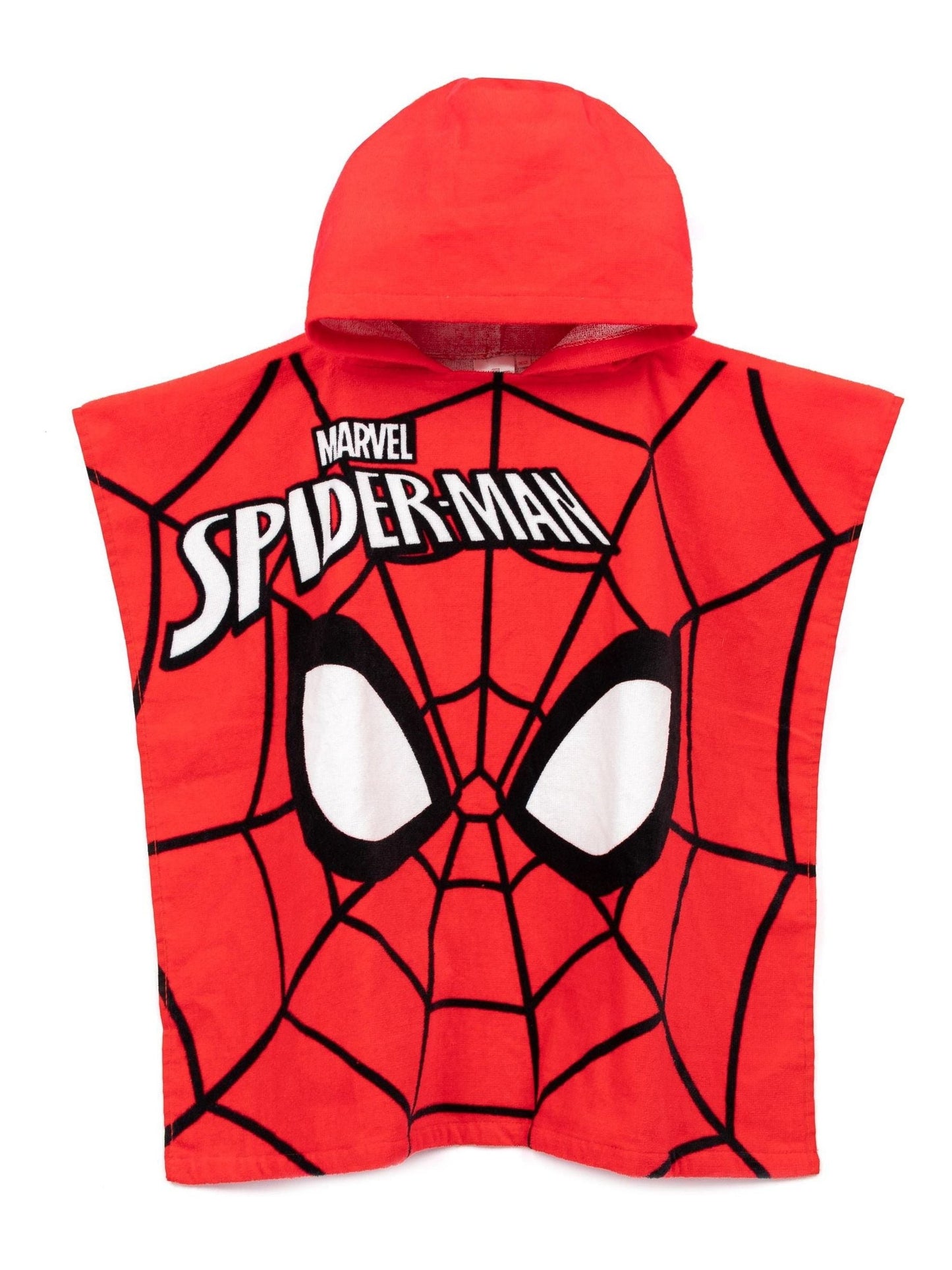 Vanilla Underground Red 100% Cotton Spider-Man Character Towel Poncho image 1