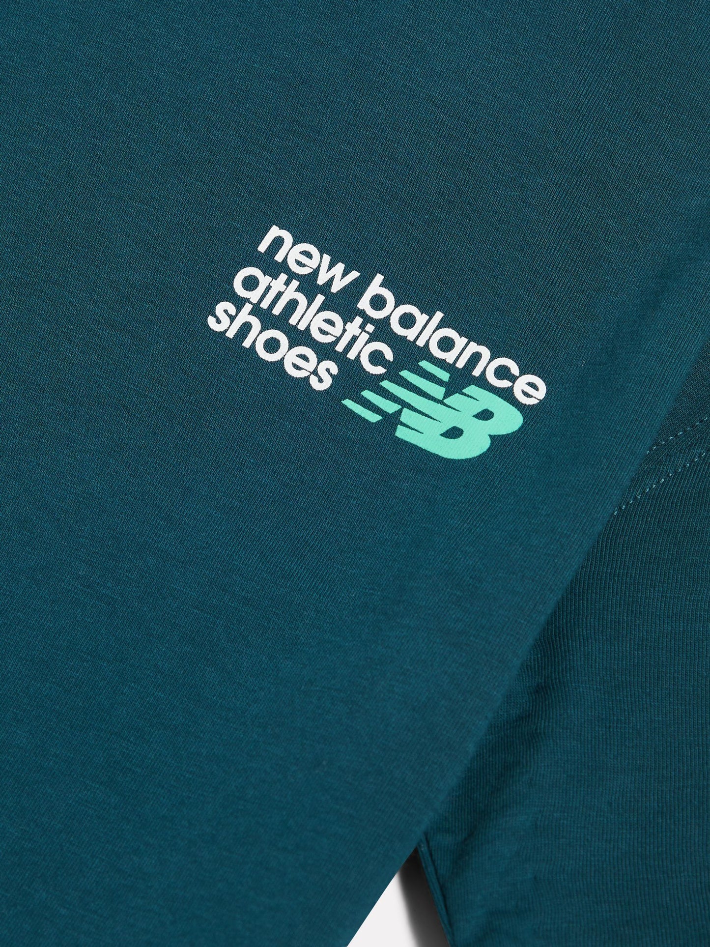New Balance Green Athletic Shoes Graphic T-Shirt image 3
