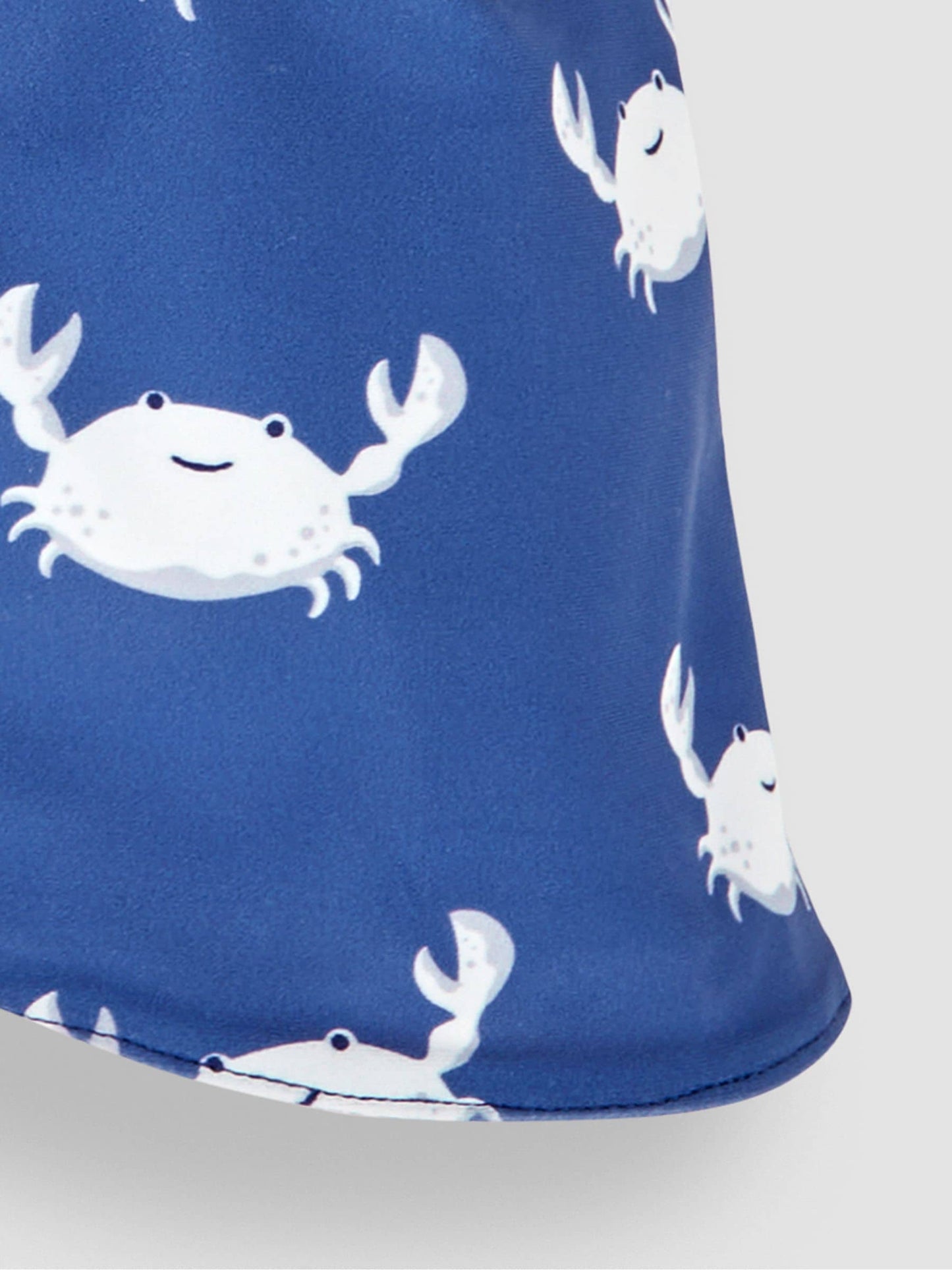 JoJo Maman Bébé Blue Crab UV Sun Protection Swim Hat image 4