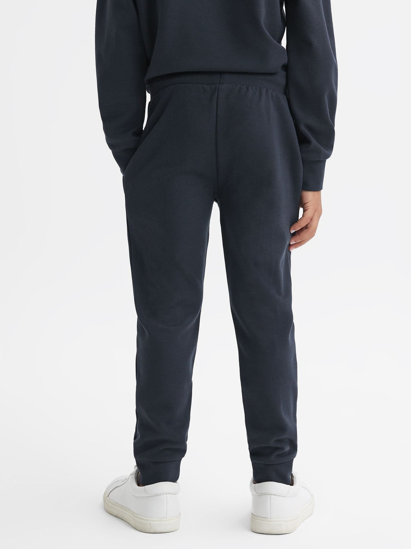 Reiss Navy Croxley 3-9 yrs Relaxed Drawstring Joggers image 5
