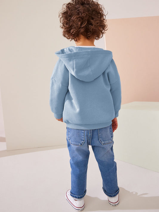 Blue Zip Through Hoodie (3mths-7yrs)