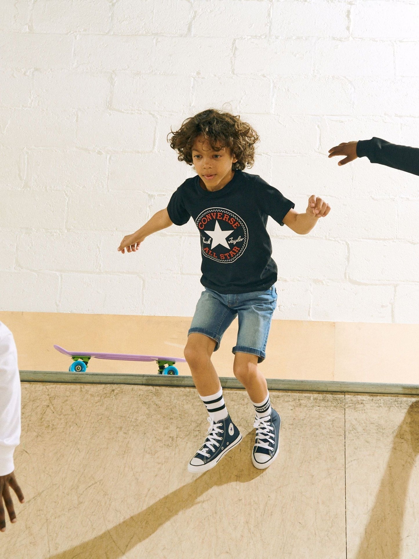 Converse Navy Chuck Taylor All Star High Infant Trainers image 8