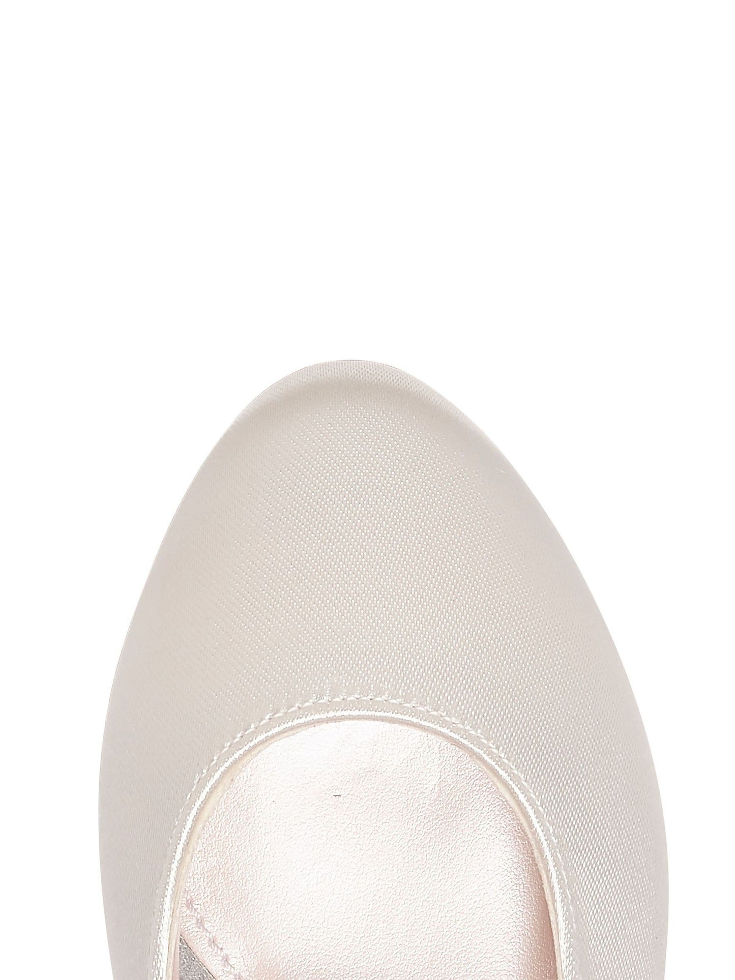 Rainbow Club Cream Infants Binx Satin Bridesmaid Shoes image 4