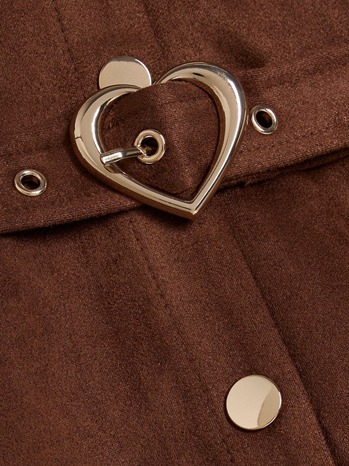 River Island Brown Belted Suedette Shirt Dress - image 4