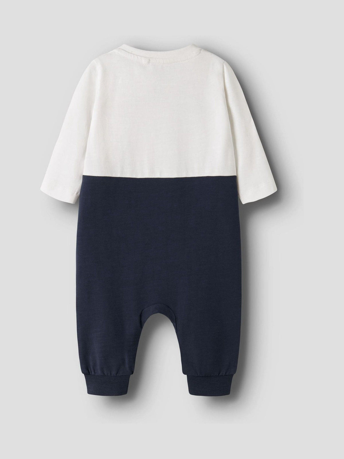 Name It Blue Baby Cotton Tuxedo Romper - image 2
