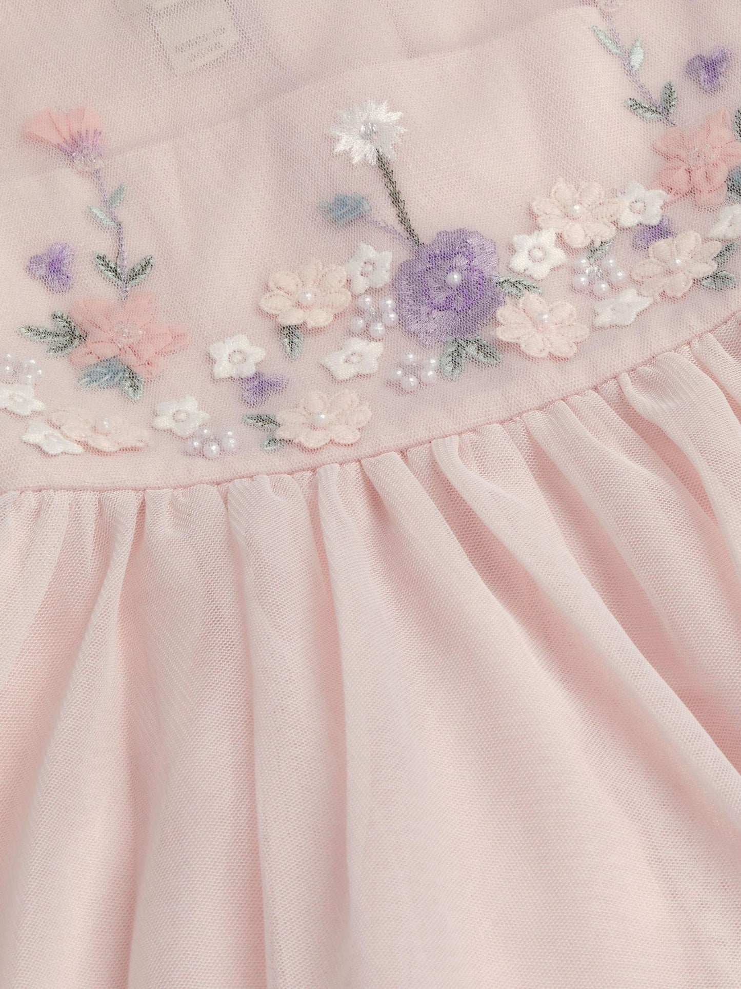 Dsiney Kidz - Monsoon Pink Baby Matilda Sleeveless Meadow Party Dress image 3