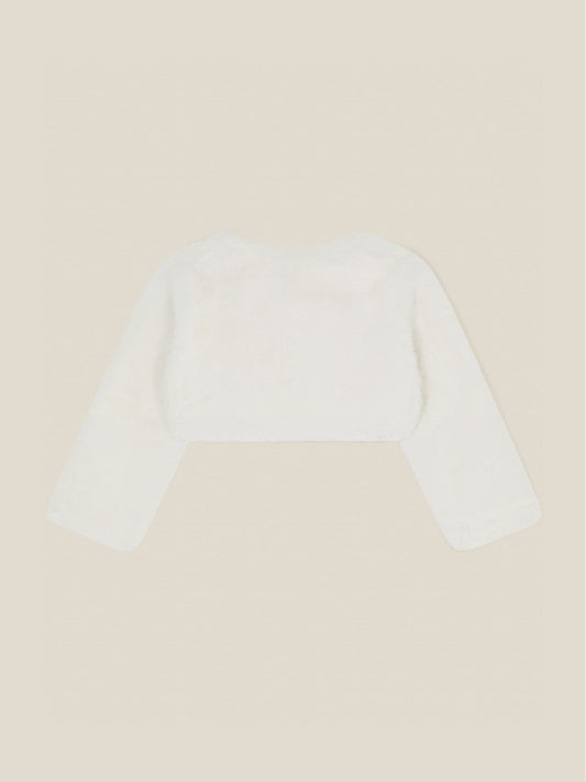 Dsiney Kidz - Monsoon Cream Baby Lara Faux Fur Jacket image 2