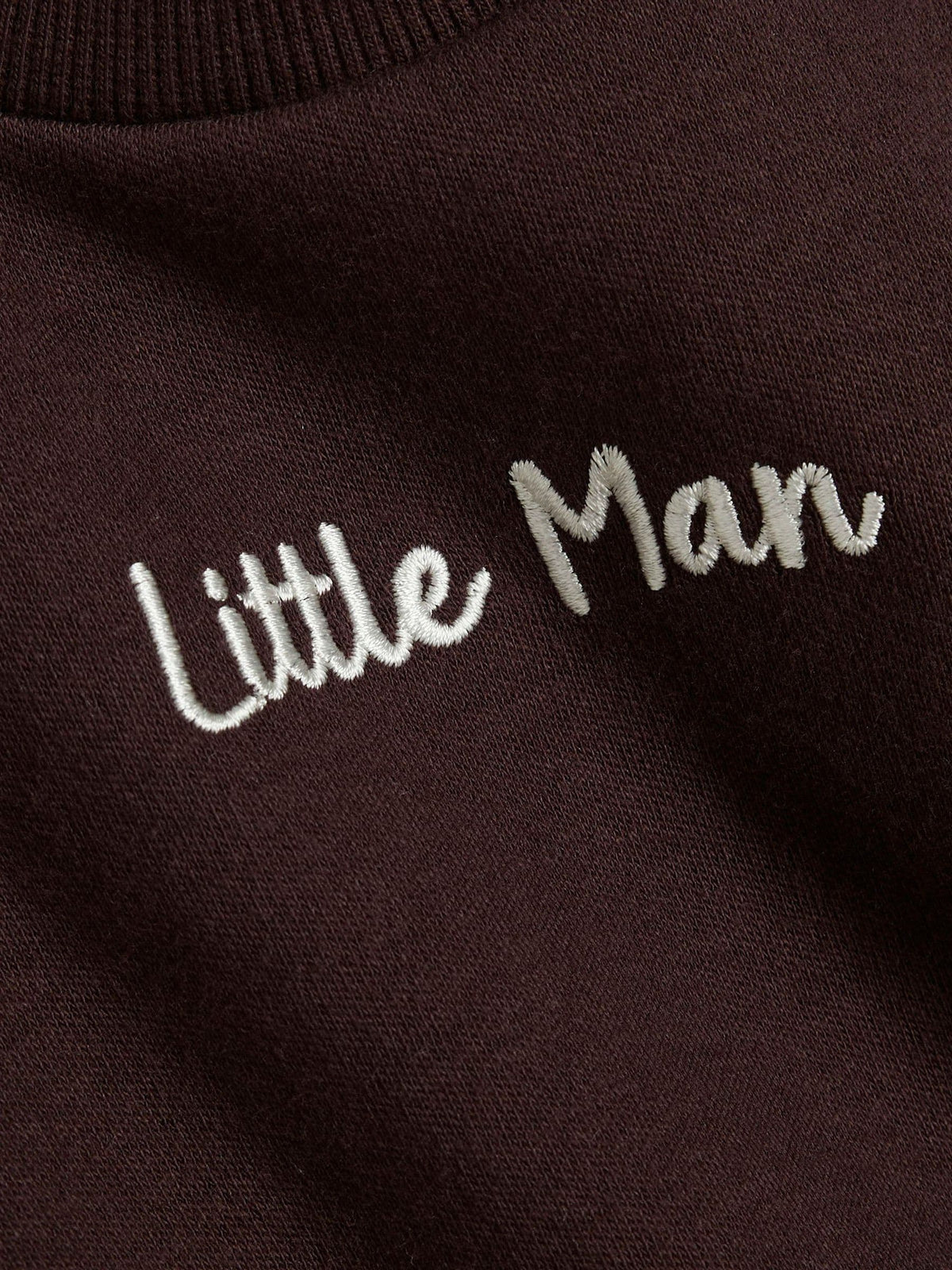 River Island Brown Bear Gilet Top & Jogger Set - image 5