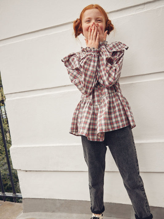 Dsiney Kidz - Grey Denim Mom 100% Cotton Jeans (3-16yrs) image 2