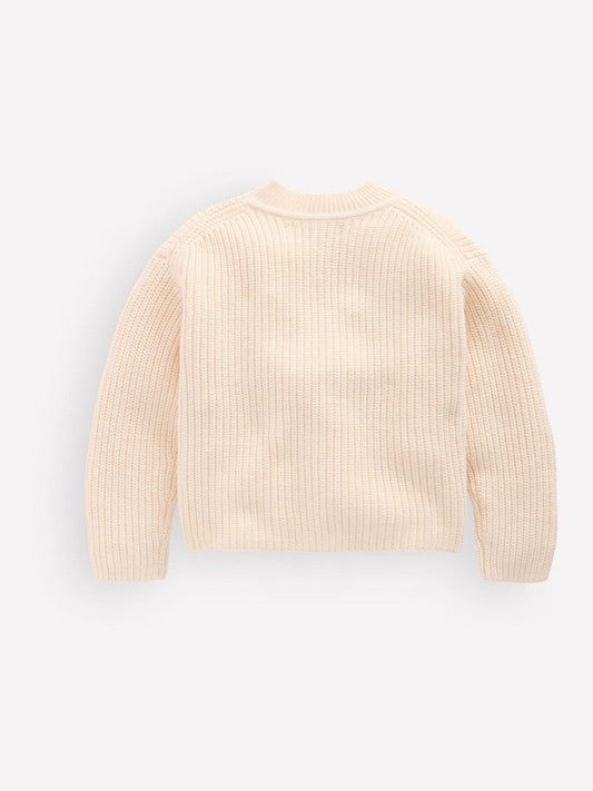 Dsiney Kidz - Boden Cream Chunky Everyday Cardigan image 2