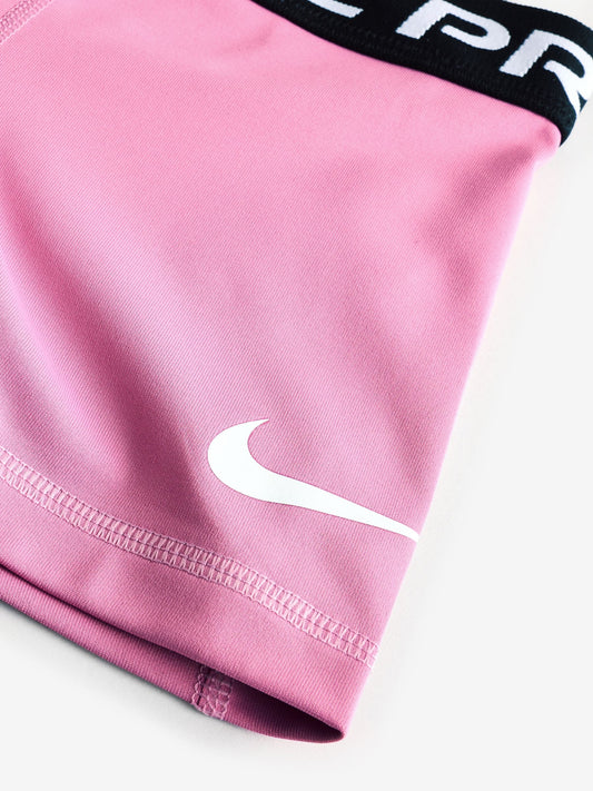 Nike Pink Little Kids Pro Dri-FIT Shorts image 2