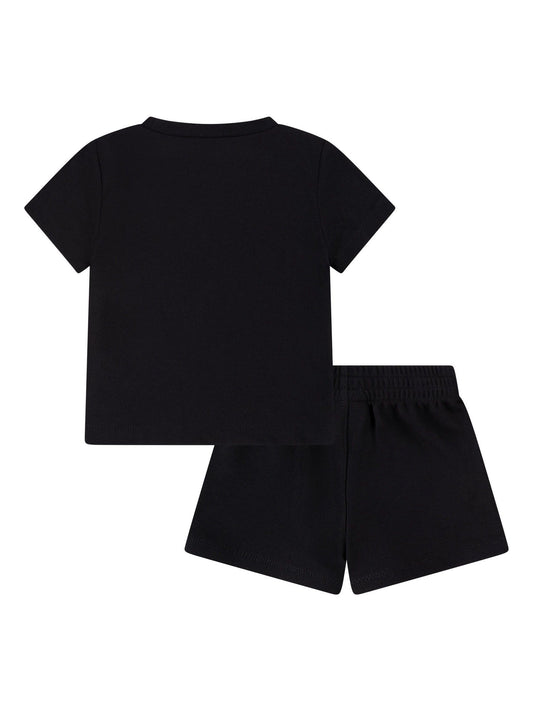 Nike Black Infant Small Logo Top and Shorts Set image 2