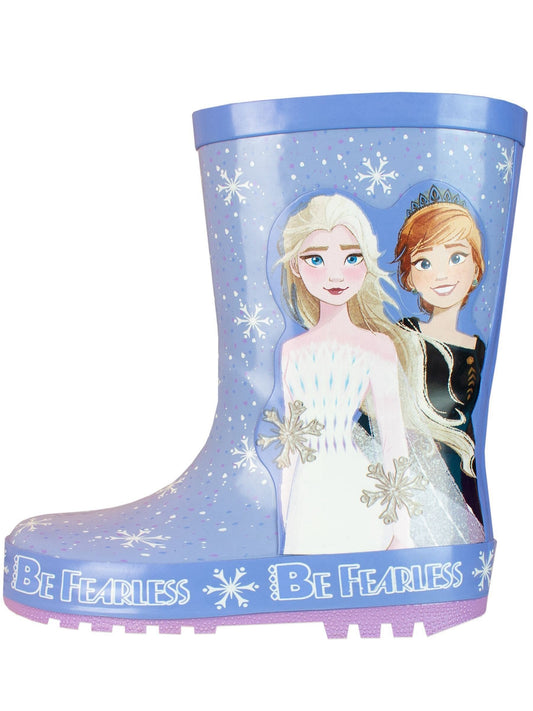Character Blue Frozen Printed Wellies image 2