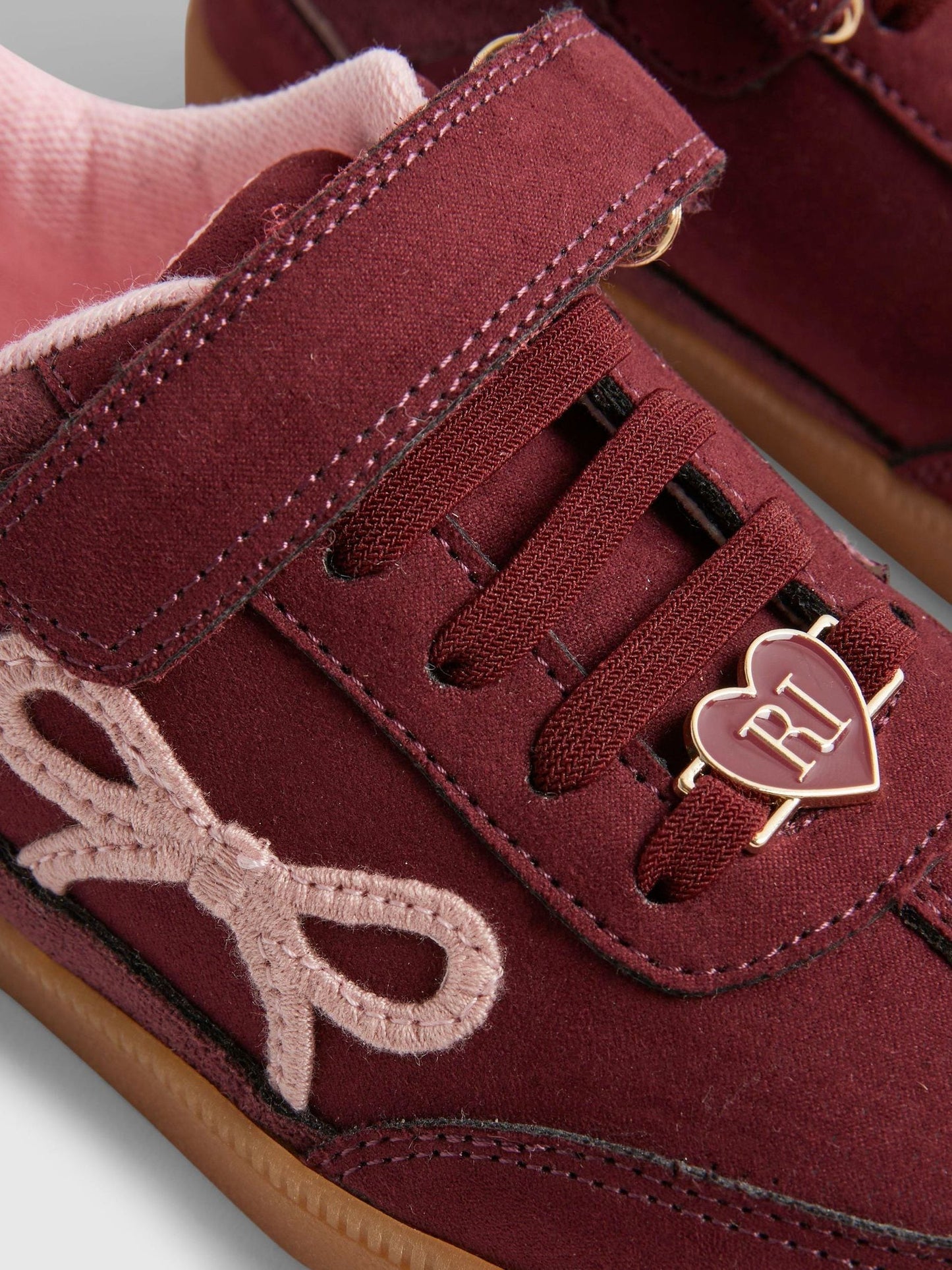 River Island Red Bow Strap Trainers image 5