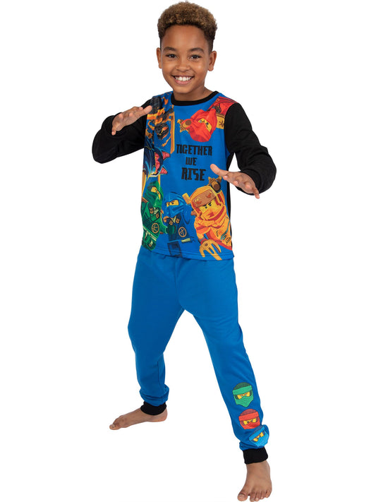 Dsiney Kidz - Character Black Lego Ninjago Long Sleeve Pyjamas Kai, Jay, Cole And Lloyd image 2