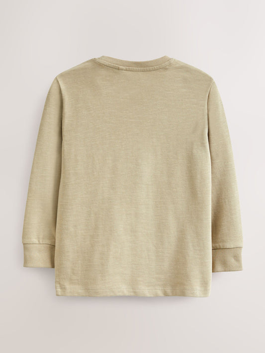 Dsiney Kidz - Stone Regular Fit Long Sleeve Cosy T-Shirt (3-16yrs) image 2