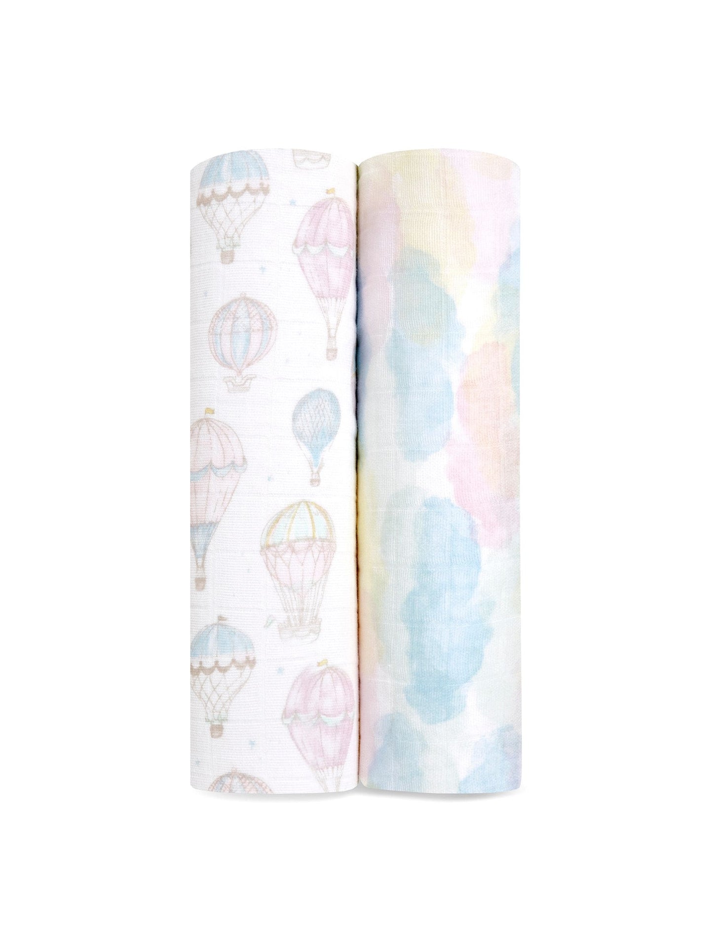 Aden + Anais Pink aden+anais Pink Cotton Muslin Blankets 2 Pack image 1