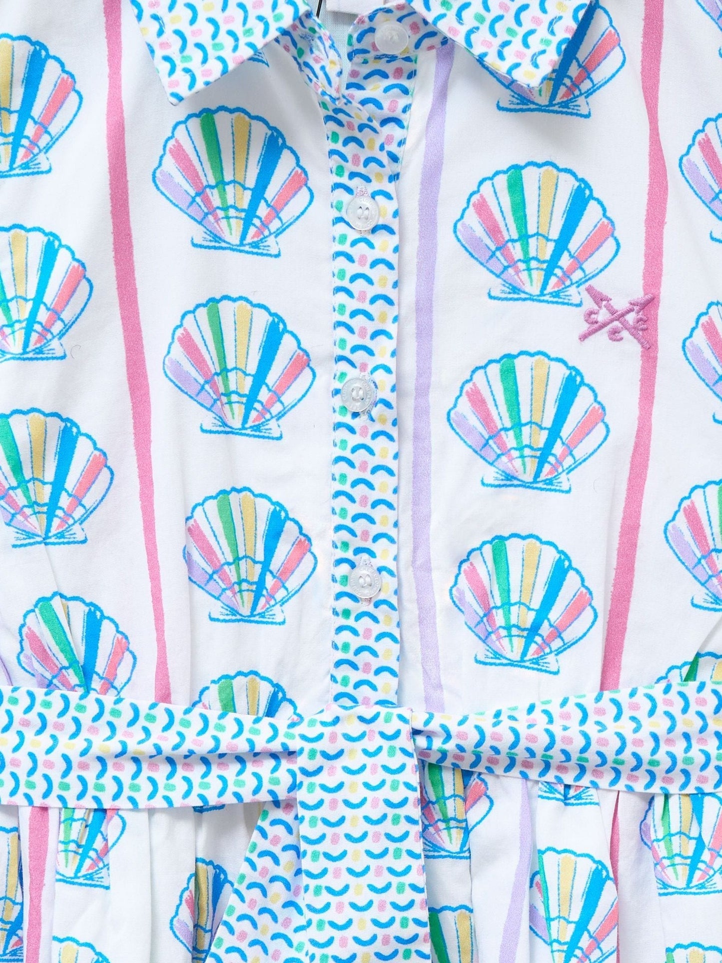 Dsiney Kidz - Crew Clothing White Printed Shirt Dress image 3