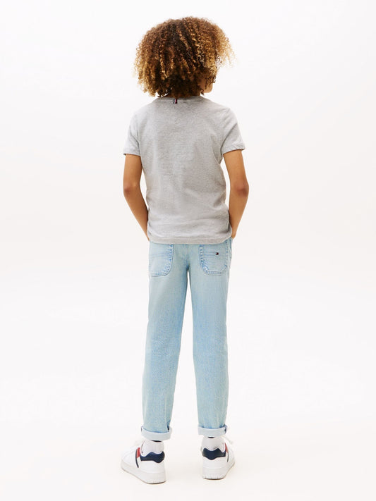 Tommy Hilfiger Grey Basic T-Shirt image 2