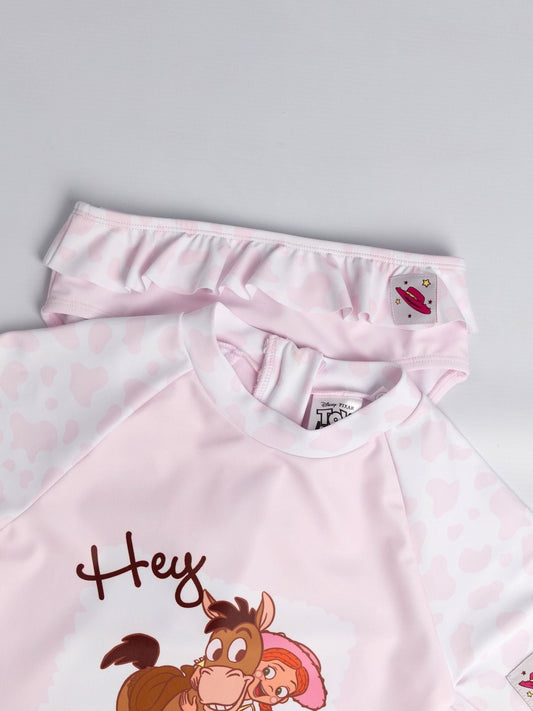 Dsiney Kidz - Vanilla Underground Pink Disney Toy Story Jessie And Bulleyes Piece Swim Set image 2