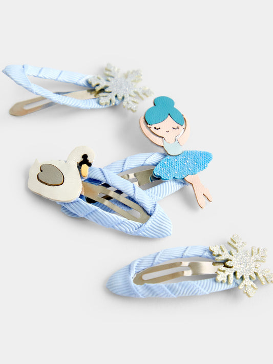 Jojo Maman Bébé Blue 4 Pack Hair Accessories Set - image 2