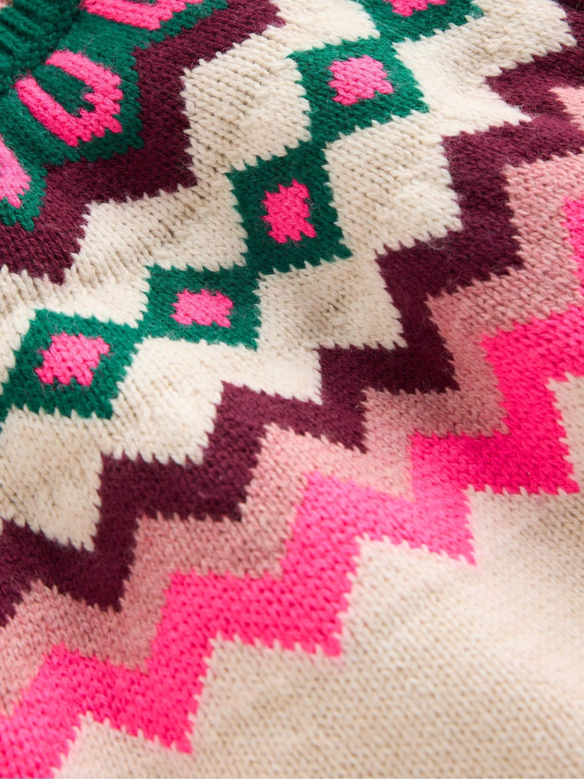 Boden Natural Eleanor Fair Isle Jumper - image 3