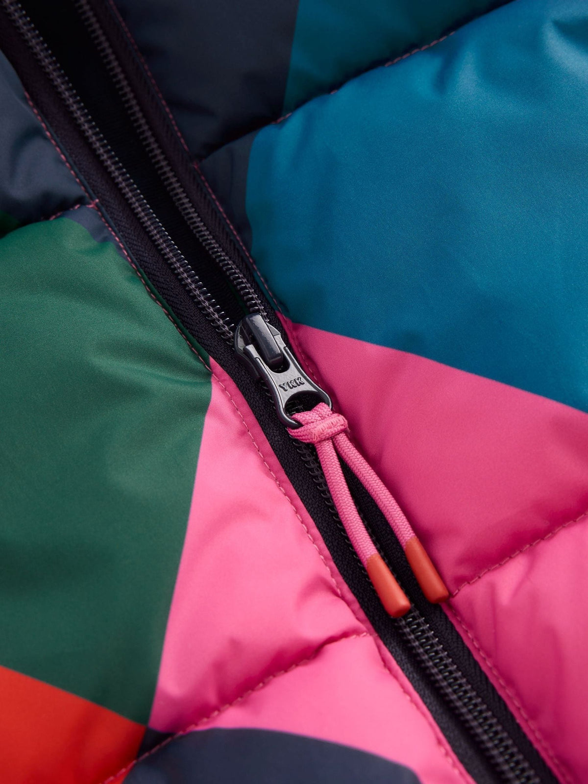 Boden Pink Fun Padded Coat - image 5