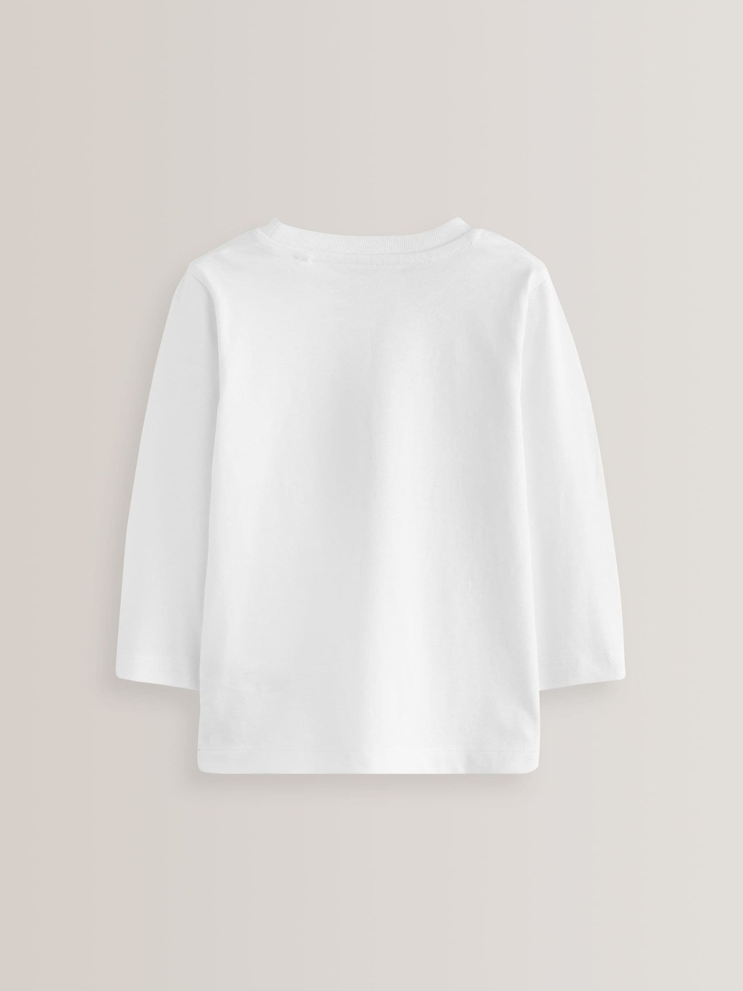 Dsiney Kidz - White 5 Pack Long Sleeve T-Shirts (3mths-7yrs) image 3