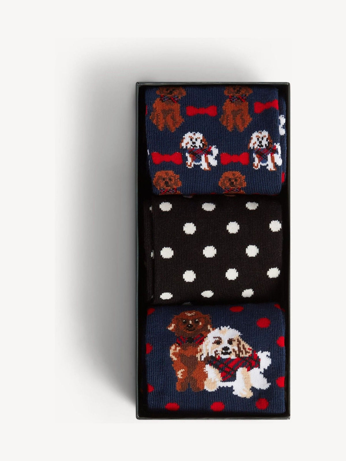 Hobbs Blue Dog Socks Set 3 Pack - image 2
