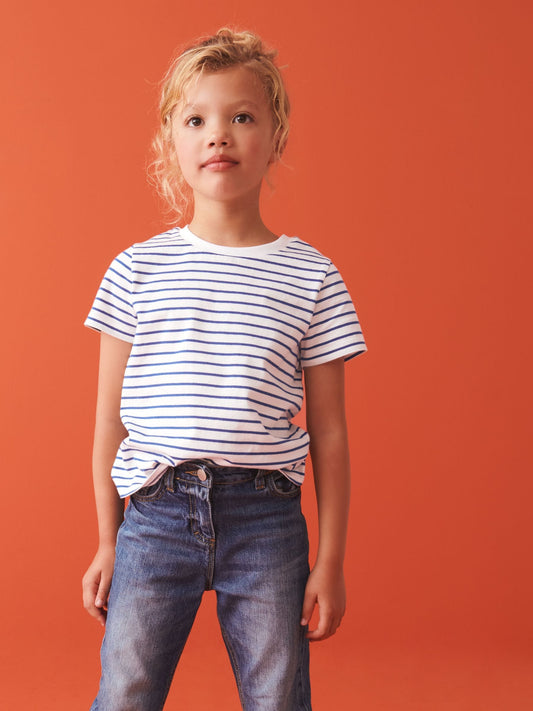 Dsiney Kidz - White Stripe T-Shirt (3-16yrs) image 2