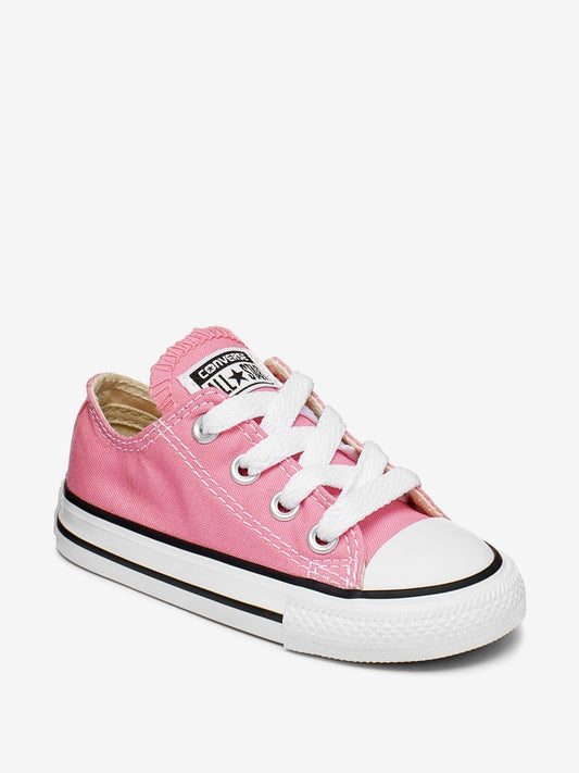 Converse Pink Lace Up Chuck Taylor All Star Infant Trainers image 2