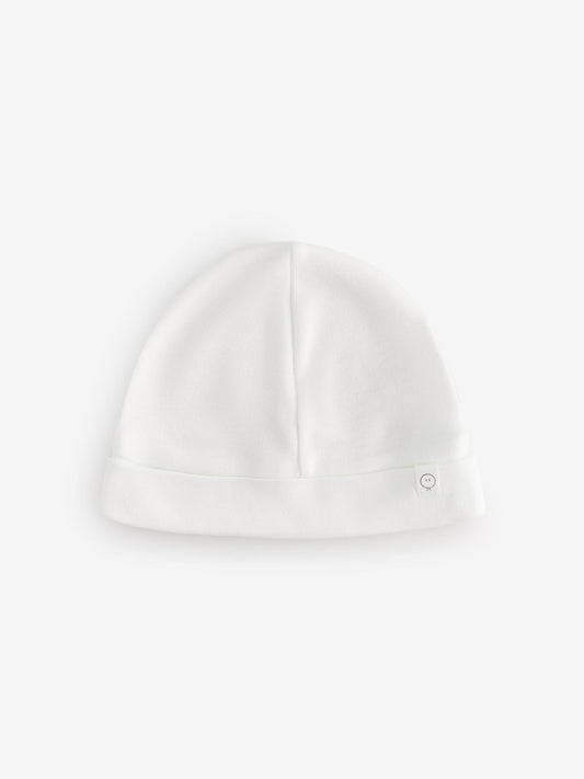 Dsiney Kidz - MORI White Supersoft Baby Hats 2 Pack image 2