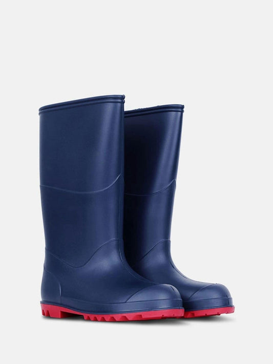 Muddy Puddles Navy Blue Classic Waterproof Wellies image 2