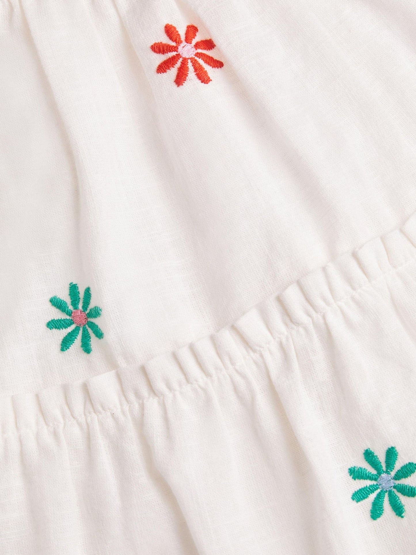 Dsiney Kidz - Angels by Accessorize White Girls Floral Embroidered Dress image 2