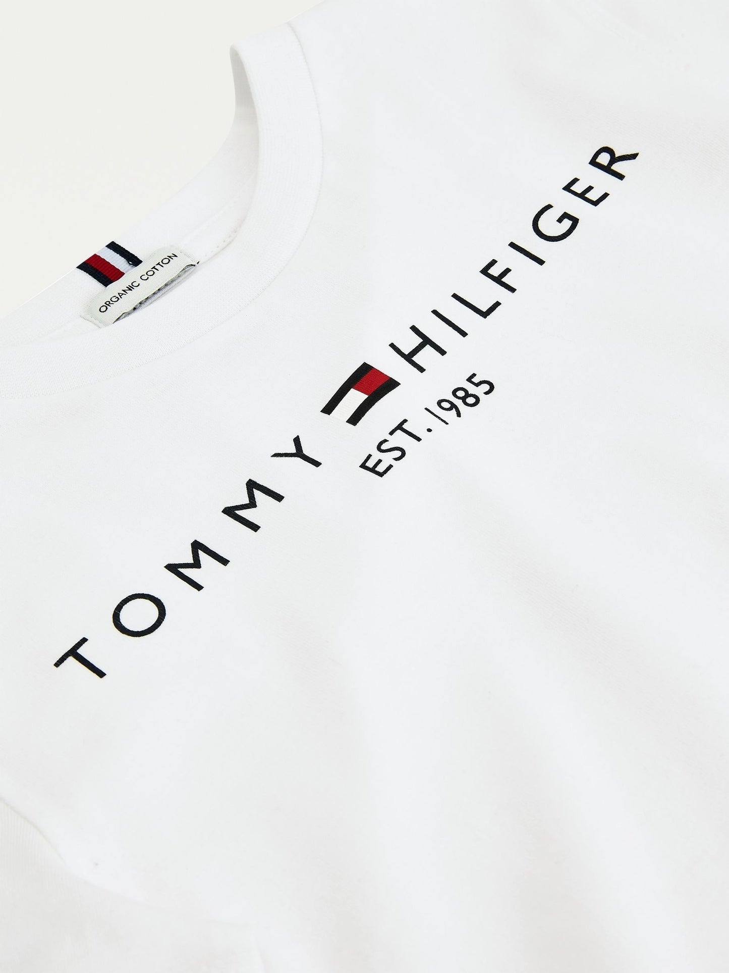 Tommy Hilfiger White Essential T-Shirt image 6