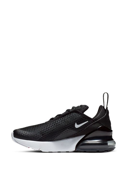 Nike Black/White Junior Air Max 270 Trainers image 2