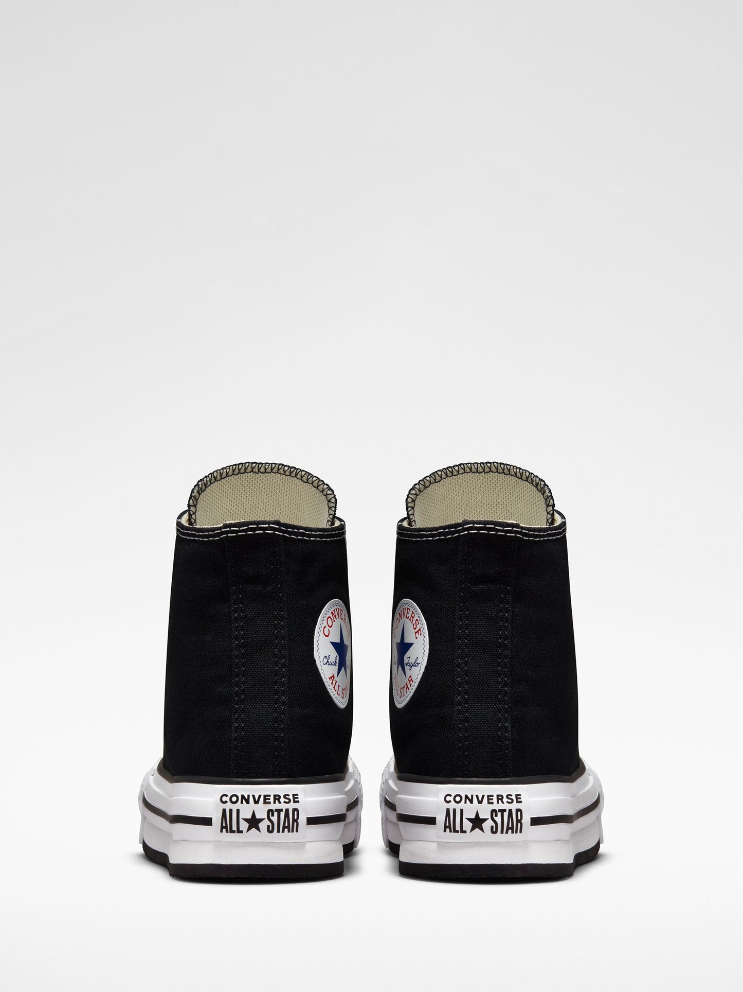 Converse Black Eva Lift High Top Junior Trainers image 10