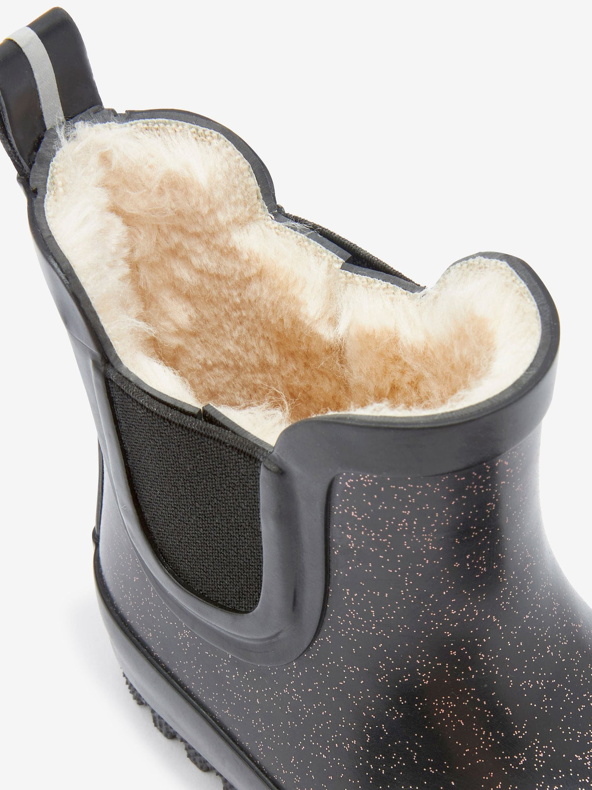 Dsiney Kidz - Black Glitter Chelsea Wellies image 7
