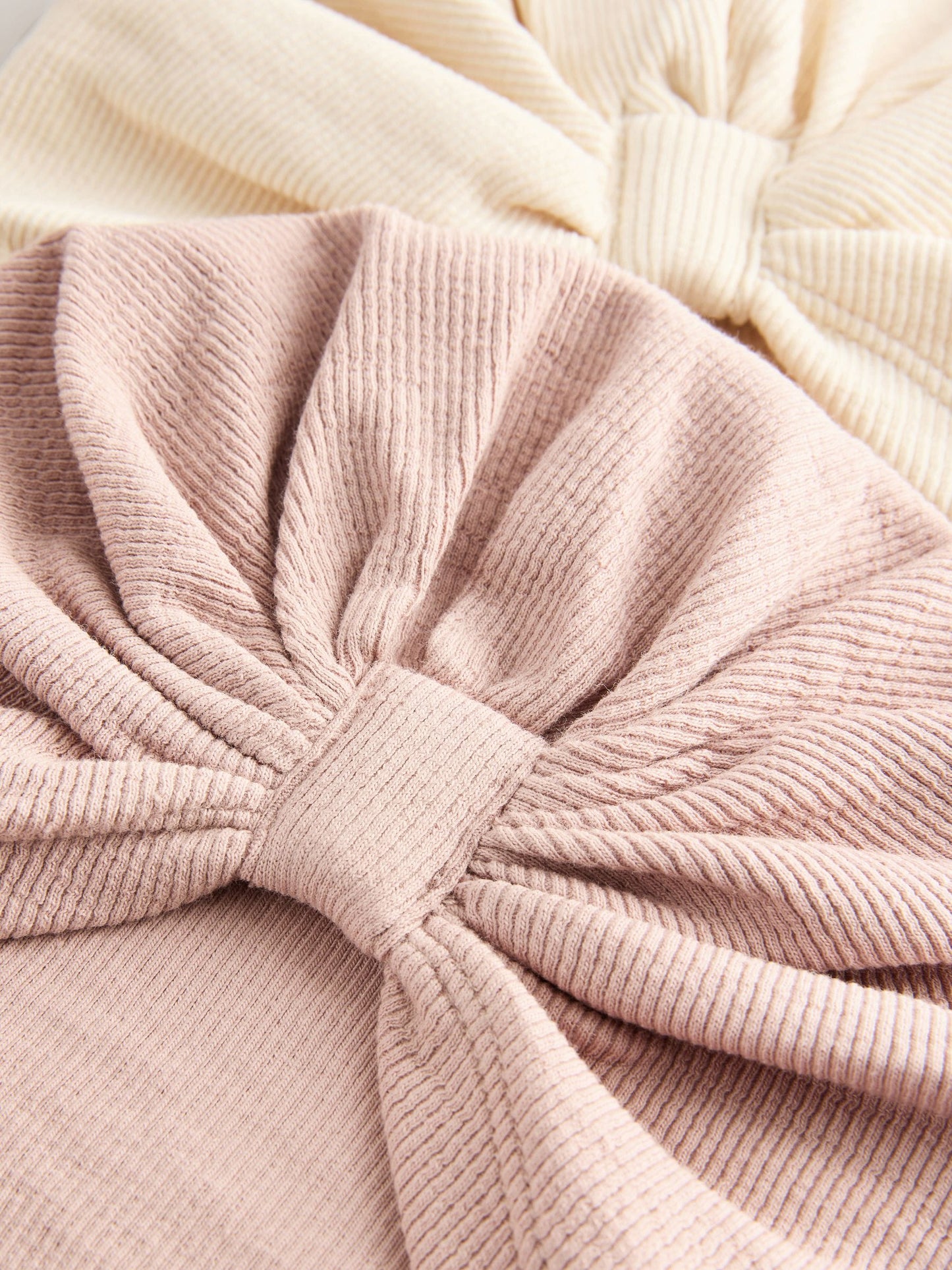 Neutral 2 Pack Baby Turbans (0-18mths) image 5