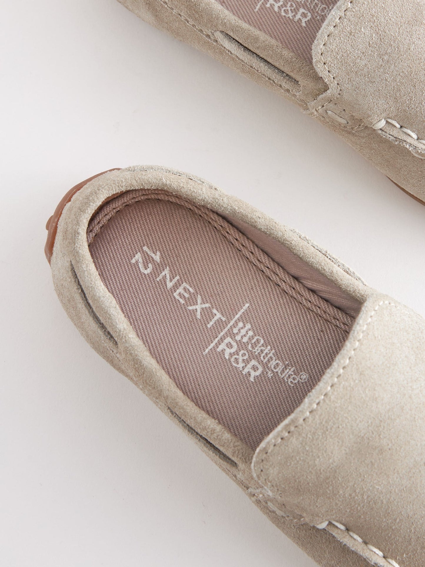 Suede Stone Wide Fit (G) Loafers image 9
