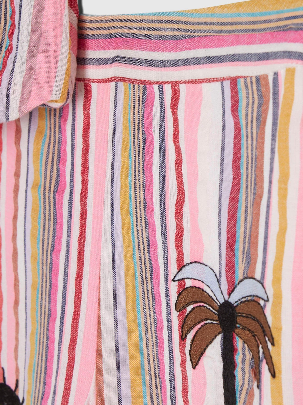 Dsiney Kidz - River Island Pink Stripe Halter Neck Top & Hareem Set image 5