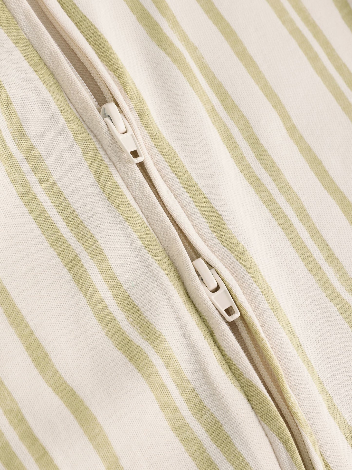 Ecru/Green Little Man Baby Sleepsuit (0mths-2yrs)